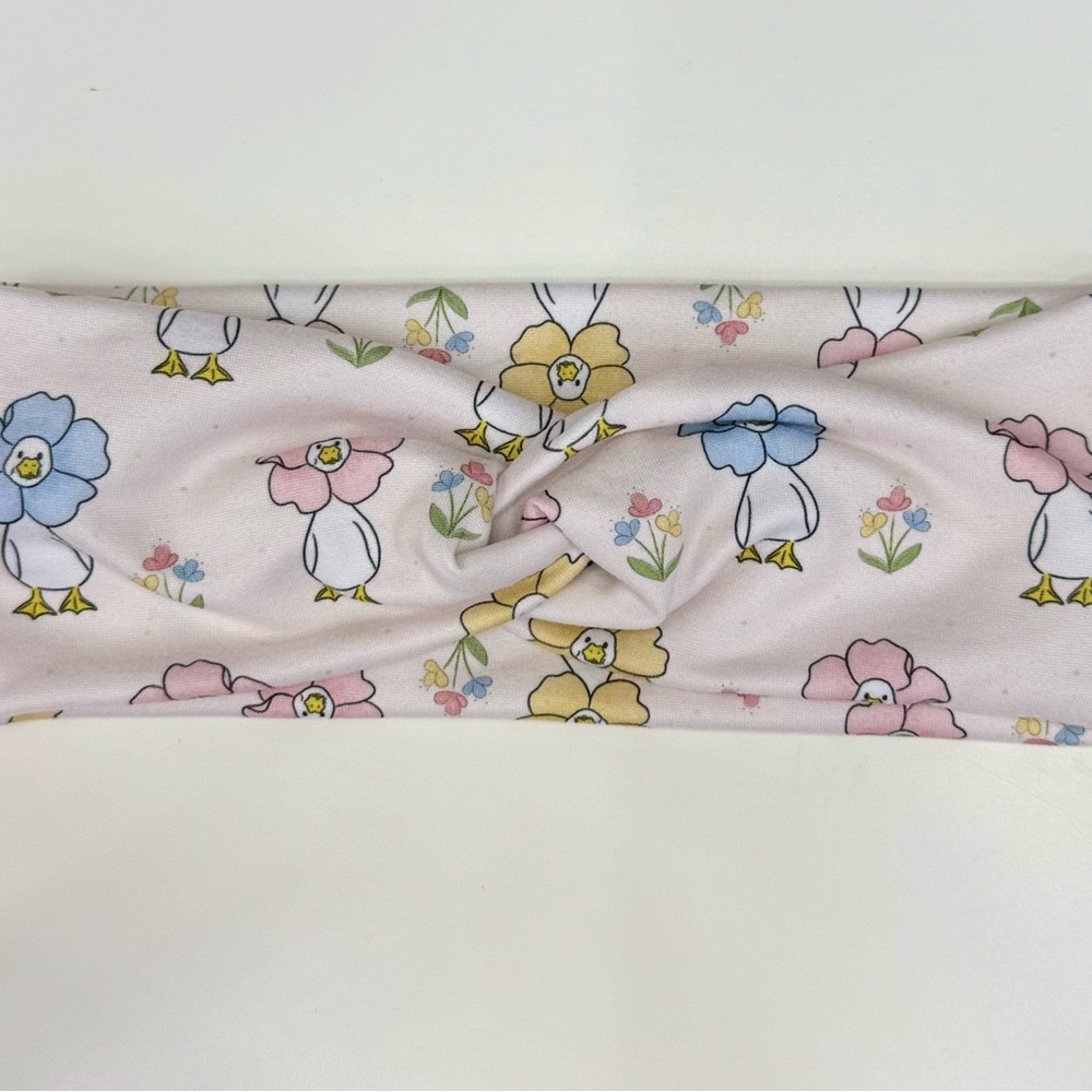 Floral goose handmade os Headband